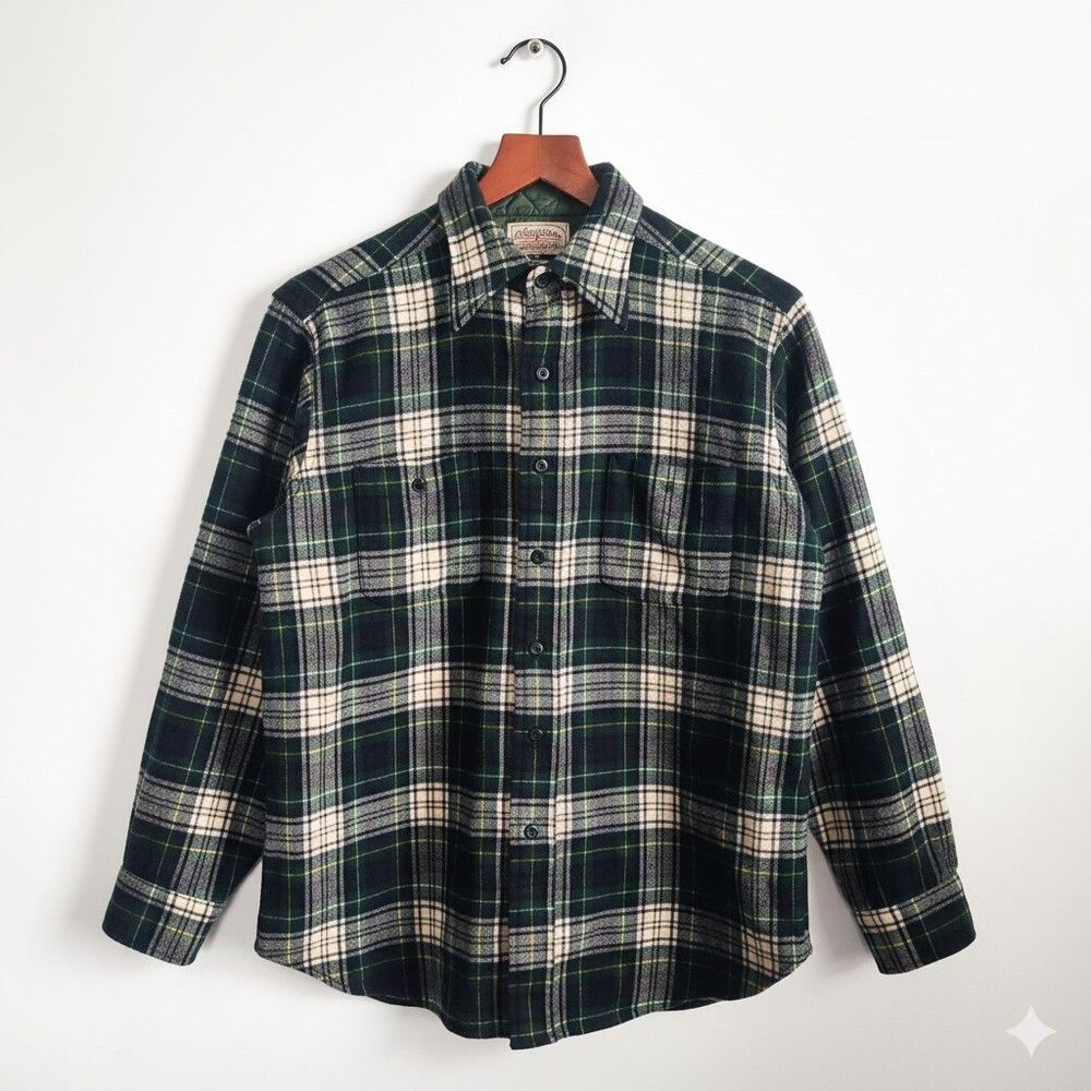 Pendleton Country Traditionals Shirt Mens Large 100% Wool Button Down Plaid USA
